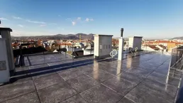 Über den Dächern von Floridsdorf, Dachgeschoss-Maisonette mit traumhaftem Ausblick.