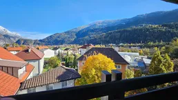 Freundliche 2-Zimmer-Wohnung mit Balkon und Einbauküche in Perjen