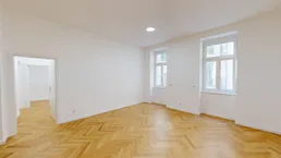 Kernsanierter 4-Zimmer-Altbau mit über 3 m Raumhöhe | Absolute Hofruhelage nahe 1040 Wien