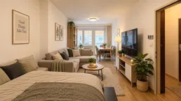 MODERN. PRAKTISCH. ZENTRAL! 2-Zimmer-Wohnung mit großzügiger Loggia!