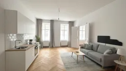 ERSTBEZUG NACH GENERALSANIERUNG! Hochwertig sanierte 2-Zimmer-Wohnung Nähe Augarten, 1020!