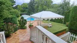 Stilvolle Villa mit Pool, Wellness &amp; Weitblick - Leben und Homeoffice am Gießhübl auf höchstem Niveau