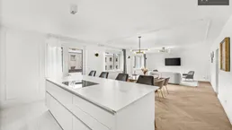 Neuinterpretiertes Wohnen – komplett sanierte Designwohnung mit ruhigem Grünblick