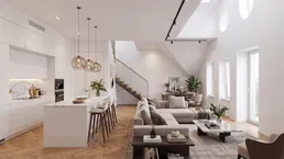 Architektonisches Meisterwerk nahe Schönbrunn – Exklusive 3-Zimmer Dachterrassenwohnung
