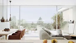CHIPPERFIELD APARTMENTS: Elegante Apartment mit Freifläche im Grünen