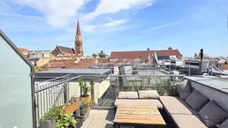 Weitblick über Wien, 103 m² auf zwei Ebenen, eigene Dachterrasse - PROVISIONSFREI