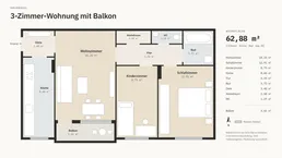 Provisionsfrei: Sonnige 3-Zimmer-Wohnung mit Loggia, Bergblick &amp; Carport