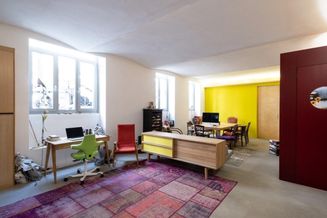 TOPLAGE NÄHE NESTROYPLATZ: Perfektes Loft/Studio/Atelier/Hoffice für NewWork/Wohnen&amp;Arbeiten, 5 Zimmer, Terrasse in Ruhelage