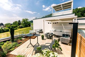 +++ LUXUS PUR +++ Exklusive 3-Zimmer-Wohnung mit Garten, Terrasse und Dachterrasse!
