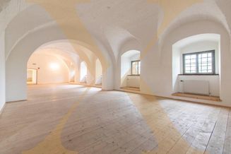 Ansprechende Ausstellungs-/Bürofläche im Schloss Puchenau zu vermieten!
