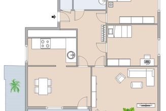 Provisionsfrei | tolle 4- Zimmerwohnung mit Mega-Balkon