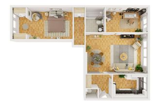 Gepflegte 3-Zimmer-Wohnung mit gemütlicher Loggia in Toplage