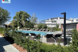 Erstbezug! Moderne 2-Zimmer-Mietwohnung mit Garten und hauseigenem, exklusiven Wellnessbereich und Outdoor-Pool - in sehr guter Lage!