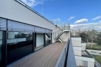exklusive Dachgeschosswohnung mit Wienblick, 4 Zimmer, 127m2 Außenfläche // WOHNRESIDENZ ZÖGERNITZ