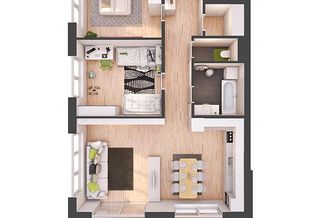 3-Zimmer Neubau-Wohnung mit Balkon (W17)