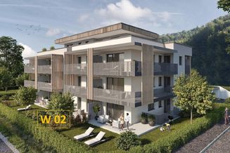 KAUF SALZBURG-STADT: NEUBAU/ERSTBEZUG - LINZER BUNDESSTRASSE 67a: 58 m² 2-Zimmer-Gartenwohnung - mit 58 m² Terrasse und Eigengarten - Top W 2