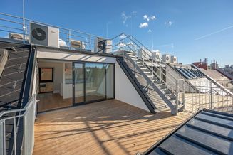 ++NEU++ Premium 3-Zimmer DG-Maisonette mit ca. 22m² Dachterrasse in BESTLAGE!