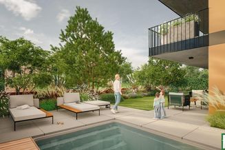 Wohnen mit WOW Effekt - Top Anbindung zur U1  - Bel AIR Premium Garden Suites, Natur PUR!! - JETZT ZUSCHLAGEN