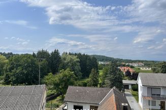 'Mietwohnung' mit Blick über den Dächern von Stegersbach