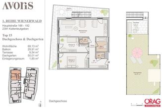 Top Neubau: 3-Zimmer-Dachgeschoßwohnung mit Balkon &amp; Dachgarten - zu kaufen in 2391 Kaltenleutgeben