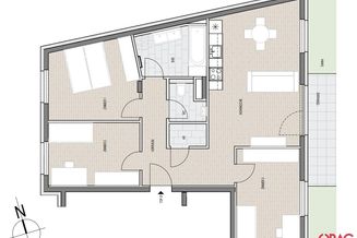 FLORIDO YARDS: Wunderbare 4-Zimmer-Wohnung mit Eigengarten in 1210 Wien zu mieten