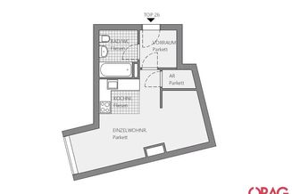 Helle 1-Zimmer-Wohnung Nähe U6 Michelbeuern-AKH - zur Miete in 1180 Wien