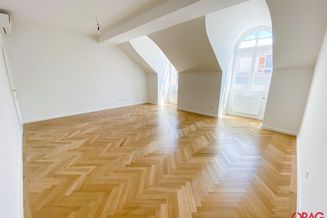 Lichtdurchflutete und moderne Zwei-Zimmer-DG-Wohnung in unglaublicher Lage in 1010 Wien zu mieten