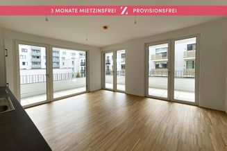 AKTION: 3 MONATE MIETZINSFREI | Pärchentraum: Exklusive 2-Zimmer-Wohnung mit 24 m² Terrasse