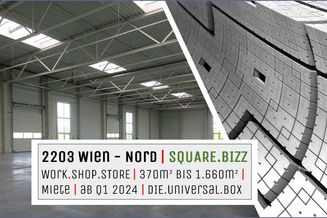2203 Eibesbrunn, SQUARE BIZZ Gewerbeflächen | Bauteil II | [MIETE] ab Q1 / 2024Lager – Werkstatt - Ausstellung – Shop - Büro