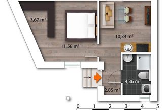 Preiswerte Erdgeschoss Wohnung in guter Lage direkt in Kaindorf an der Sulm, steht zum Verkauf! Top 6
