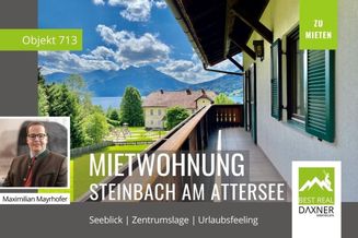 Steinbach am Attersee: Einen Steinwurf vom See entfernt wohnen | Wohnung zu vermieten