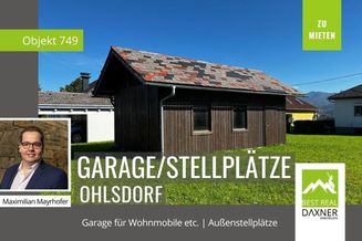 Garage &amp; Stellplätze für Wohnmobile, Boote, etc.am Stadtrand von Gmunden provisionsfrei zu vermieten