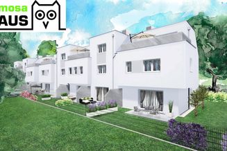 Provisionsfrei zum Fixpreis: End-Reihenhaus, vollunterkellert mit 116m² Wohnfläche, Eigengarten und 2 Garagenplatzen