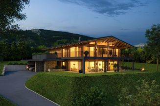 Bezirk Kitzbühel: NEUBAUPROJEKT 2022/23 - ERDGESCHOSSWOHNUNG - Traumhaftes Landhaus geteilt in 2 ETWS in einer des schönsten Lagen des Bezirkes