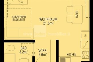 Provisionsfrei - Erstbezug eines neuen, möblierten kleines -Apartment in Ferlach