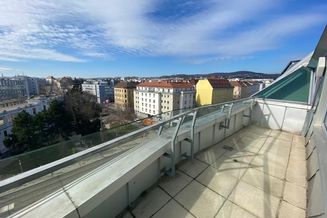 Drei Zimmer im Dachgeschoss mit Terrasse - Traumhafter Ausblick über Wien