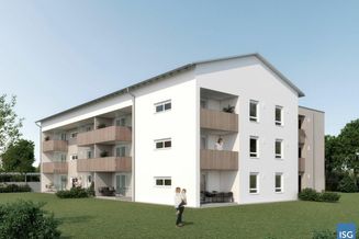 Neubauprojekt in Geinberg, 2-Zimmer-MIETKAUFwohnung Top 3 mit Gartenanteil