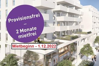PROVISIONFREI UND 2 MONATE MIETFREI - Erstbezug Neubauwohnung inkl Markenküche, Außenfläche und Kellerabteil / K3-45