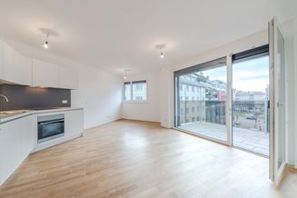 Wohnen im modernen Neubau: gut geschnittene 2-Zimmer Wohnung mit Balkon ~ ab Oktober beziehbar!