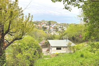 RARITÄT: Kleingarten-Grundstück in Hanglage mit Widmung für ganzjähriges Wohnen