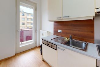 Vermietete 2-Zimmer Wohnung inkl. Küche &amp; Balkon! Perfekter Grundriss! Zentral und Sonnig!