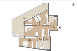 PENTHOUSE - GRAZ LEND! Exklusive Neubauwohnung mit Dachterrasse, 3 Schlafzimmern &amp; 2 Badezimmern