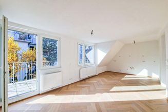 BLICK über WIEN ++ generalsanierte DG-Wohnung (3,5 Zimmer) mit 3 Terrassen (ca. 50 m²) in DÖBLINGER RUHELAGE