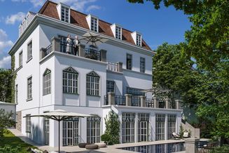 Wunderschöne Altbauvilla zum Sanieren mit Garten und Terrasse / Traumblick zum Kahlenberg / Exklusivlage vom 18. Bezirk 