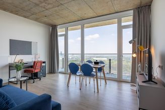 Hochwertig möblierte Apartments zur ALL-IN Miete in Wien / Wohnen im top-modernen Hochhaus
