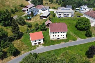 Bauernhaus mit zwei Nebengebäuden und ca. 6.513m2 Bauland
