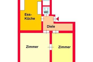 Großzügige 2-Zimmer-Altbauwohnung mit 2 Balkonen - Nähe Schillerplatz