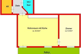 Vermietete 2-Zimmerwohnung mit großem Balkon und Autostellplatz in Graz-Mariatrost - bei Basilika zu verkaufen!