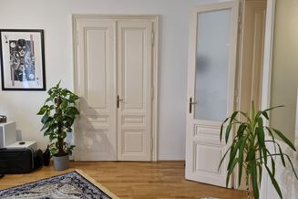 28qm Zimmer in schöner Altbau-Wohnung und absoluter Top-Lage (mitten im 2. Bezirk Wien)