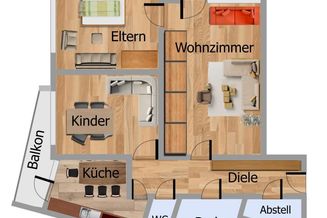 3-Zimmer-Wohnung in zentraler Lage von Wörgl